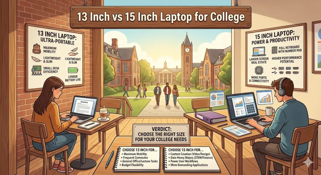 13 Inch vs 15 Inch Laptop for College