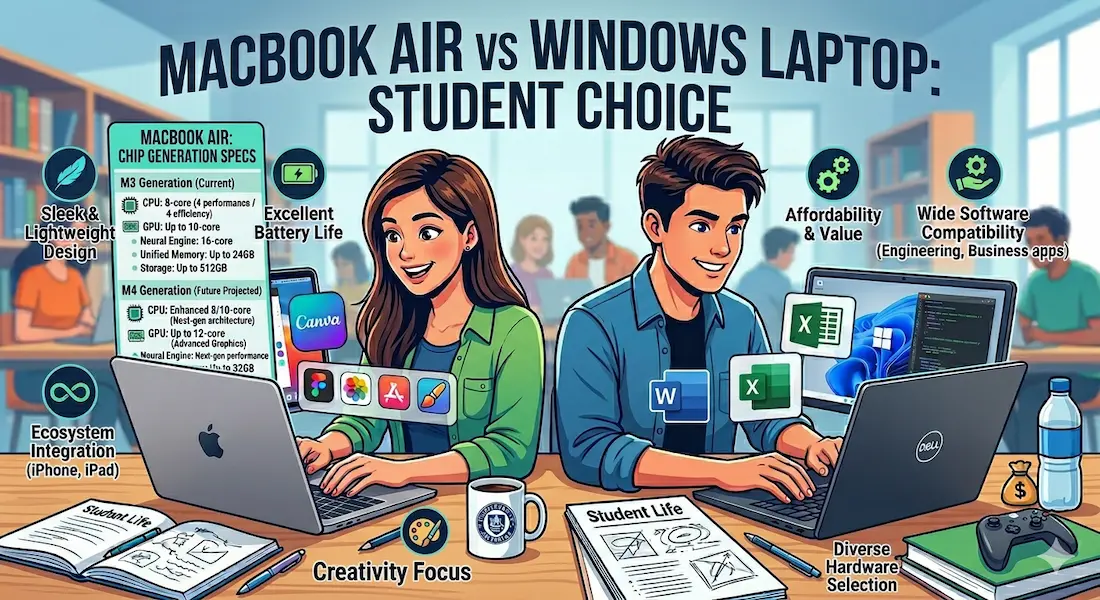 MacBook Air vs Windows Laptop for Students