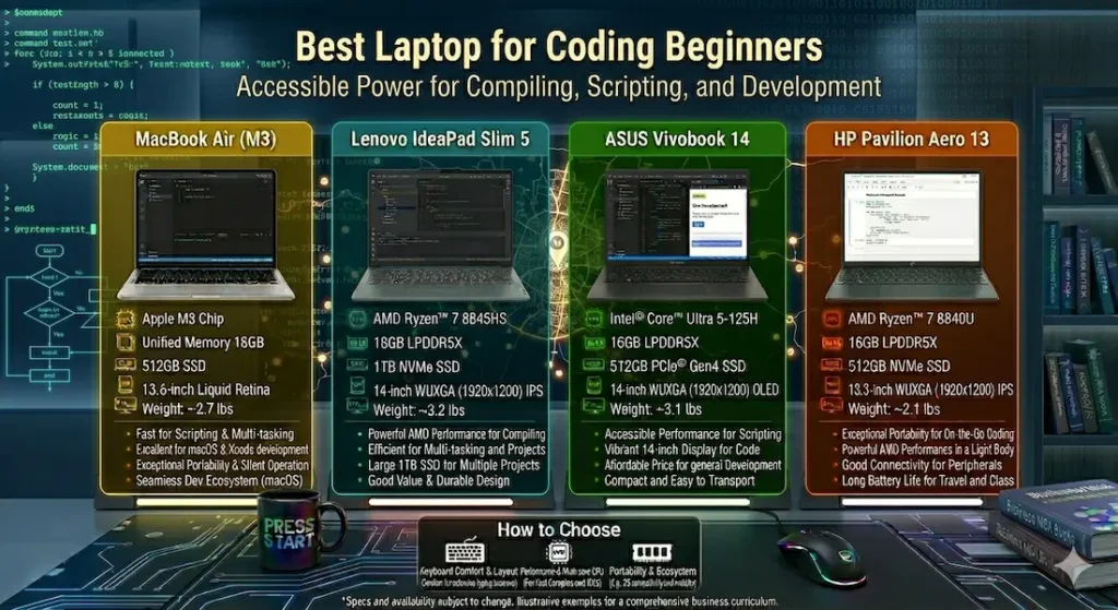 Best Laptop for Coding Beginners