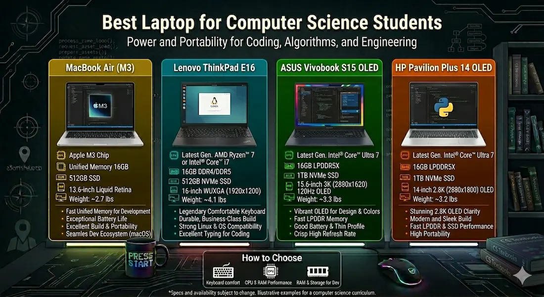 Best Laptop for Computer Science Students