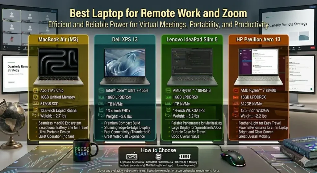 Best Laptop for Remote Work and Zoom